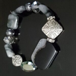 Gem Stone Beaded Bracelt